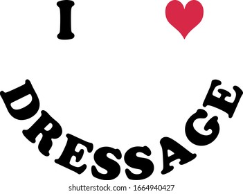 Illustration of a dressage themed smiley