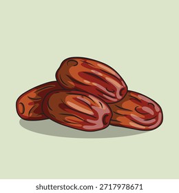 Ilustración de Fechas secas de Medjool