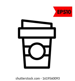 illustration of drink flat icon