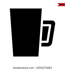 illustration of drink glyph icon 