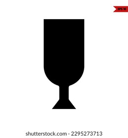 illustration of drink glyph icon 