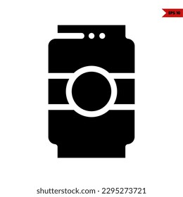 illustration of drink glyph icon 