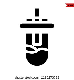 illustration of drink glyph icon 
