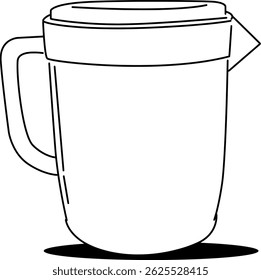 illustration of a drinking water container