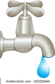 tap clipart stock illustrations images vectors shutterstock https www shutterstock com image vector illustration dripping faucet 102320644