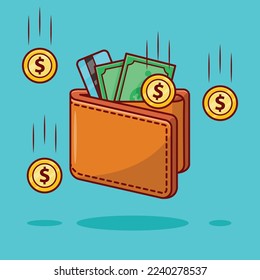 Ilustración de la billetera Drop