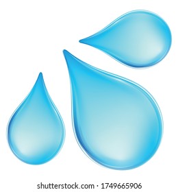 
Illustration of a drop (water drop)