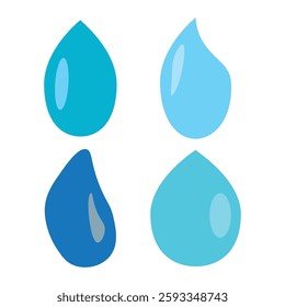 Illustration of drops and drips