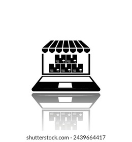 illustration of dropship stock, ready stock, shop promotion, perfect for applications, online shops, businesses, websites, marketplaces, and etc