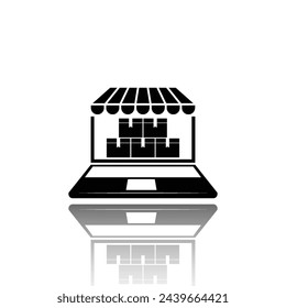 illustration of dropship stock, ready stock, shop promotion, perfect for applications, online shops, businesses, websites, marketplaces, and etc