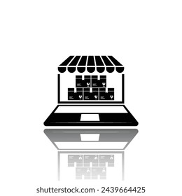 illustration of dropship stock, ready stock, shop promotion, perfect for applications, online shops, businesses, websites, marketplaces, and etc