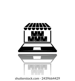 illustration of dropship stock, ready stock, shop promotion, perfect for applications, online shops, businesses, websites, marketplaces, and etc