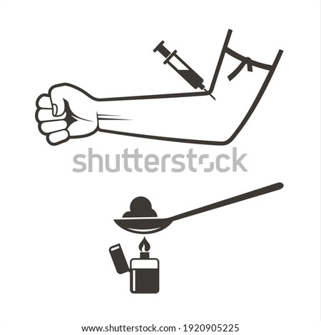 illustration of drug users or narcotics.