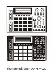 Illustration Of A Drum Machine