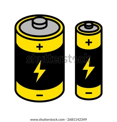 Illustration of Dry cell battery
