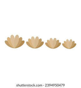 Illustration of Dry Plants or Environmental Drought Problems