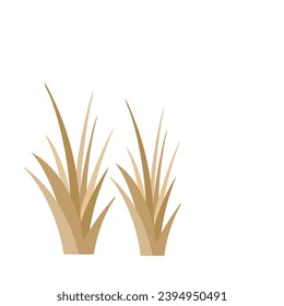 Illustration of Dry Plants or Environmental Drought Problems