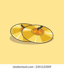 The Illustration of Dual Cymbal