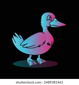 The Illustration of Duck Gradient