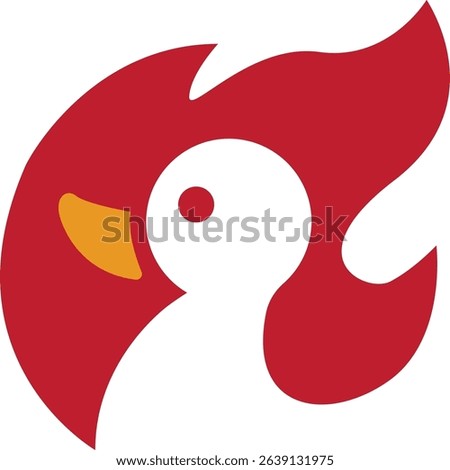 Illustration duck logo for resto