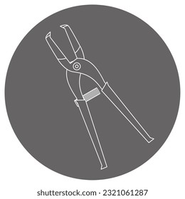 It is an illustration of duct nipper.