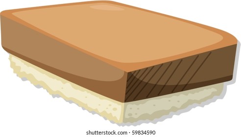 ilustración de duster en un fondo blanco