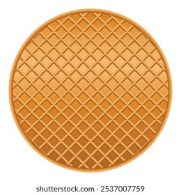 illustration of a dutch stroopwafel