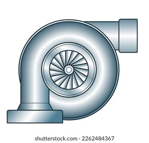 Illustration of dynamic axisymmetric centrifugal compressor