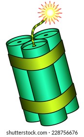 Illustration of the dynamite stick bunch icon
