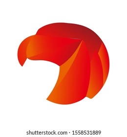 illustration of eagle animals logo and vektor 