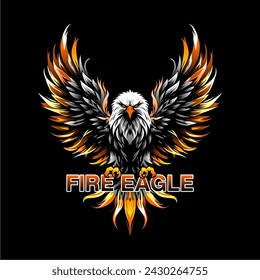 
illustration of an eagle symbol for your logo