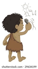 illustration of early story telling