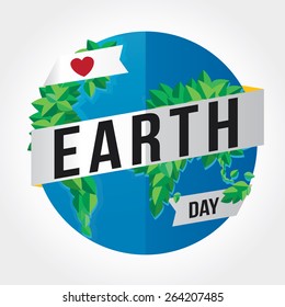 Illustration of earth day.