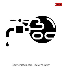 illustration of earth day line icon