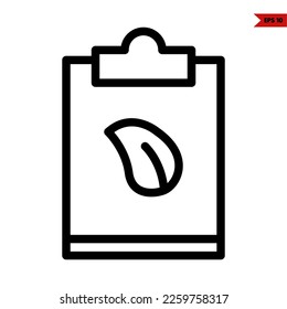 illustration of earth day line icon