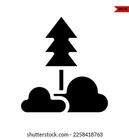 illustration of earth line icon