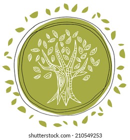 Illustration of Earth refreshing eco