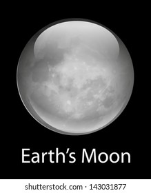 illustration of the Earth's Moon