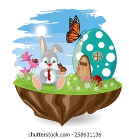 Illustration. Easter day