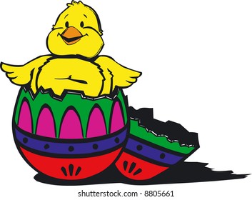 Illustration of Easter Eggs - Vector
