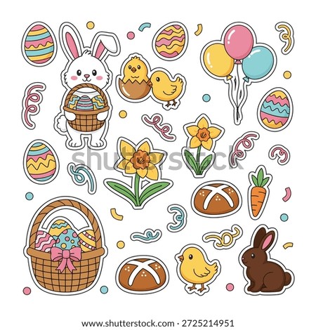 Illustration of Easter Event, Easter Egg, Bunny