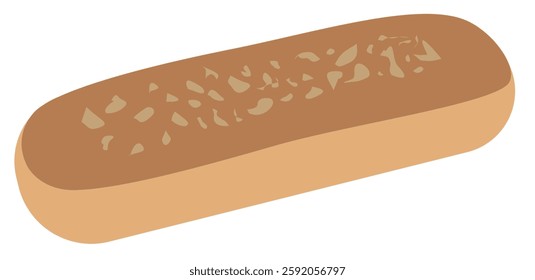 Illustration of eclairs salt caramel flavour