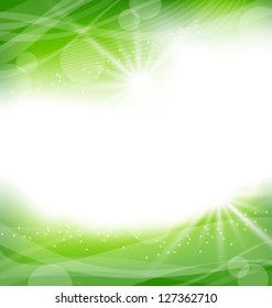 Illustration eco friendly background - vector