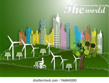 Illustration of eco and world environment day 