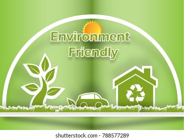Illustration of eco and world environment day 