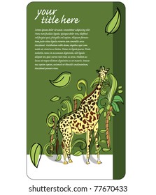 illustration editorial design card