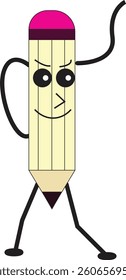 The  Illustration of Education Pencil Icon.