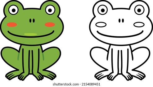 Illustration of educational coloring book vector