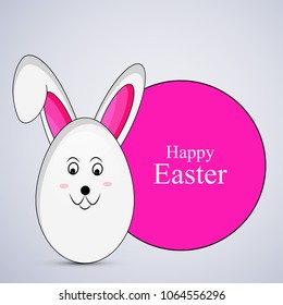 Illustration of Egg with bunny ear for the ocassion of Easter