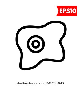 illustration of egg flat icon